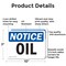 Signmission Oil, 10 in W x Rectangle, Aluminum OS-2PACK-NS-A-710-L-16969 - alternate 6